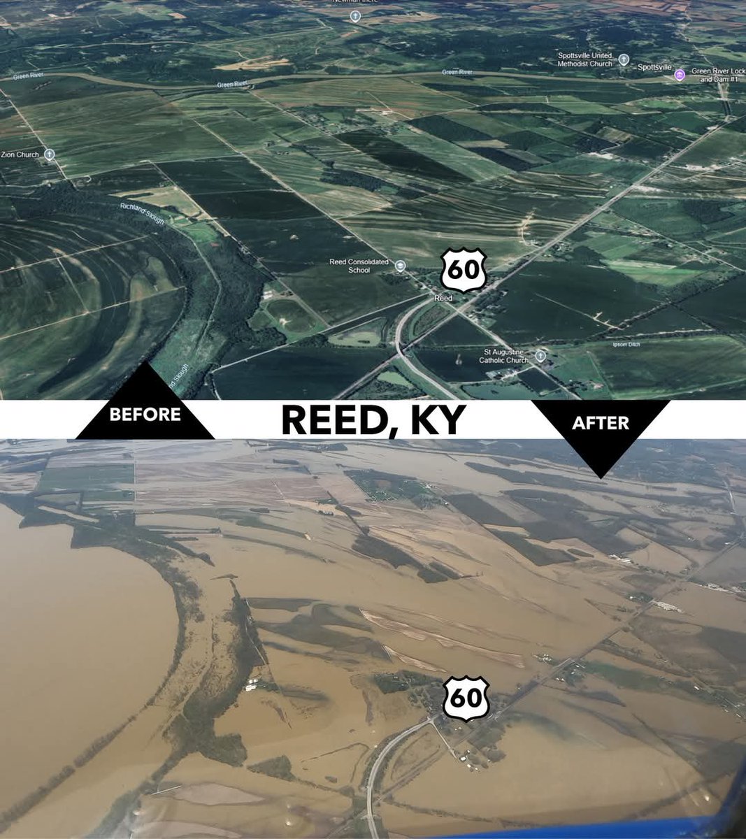 TheNewEndgame's tweet photo. @MAGAVoice Tell me where Kentucky representatives are? Tell me why it took 3 WEEKS for 47 to send anyone in to help? Tell me why I had ONE GUY named Curtis I could call for my ENTIRE COUNTY for those three weeks after the 1st flood. Roads are washed out now after the 2nd flood. Where is 47? https://t.co/Q0nxiyJGlz