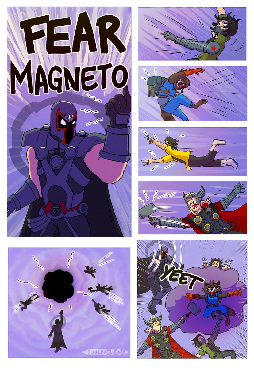 MRivalsMedia's tweet image. How Magneto's ult should work

Art by @Dulcamarra 

#MarvelRivals
