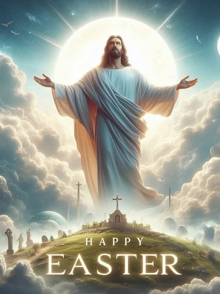 Happy Easter everyone! ✝️

May this day bring you peace, love and happiness! 🕊️
Reflect on the renewal of life, prosperity and hope!🙏

Have a beautiful day with your loved ones and rejoicing that Jesus Has Risen!🫶🏻🙏