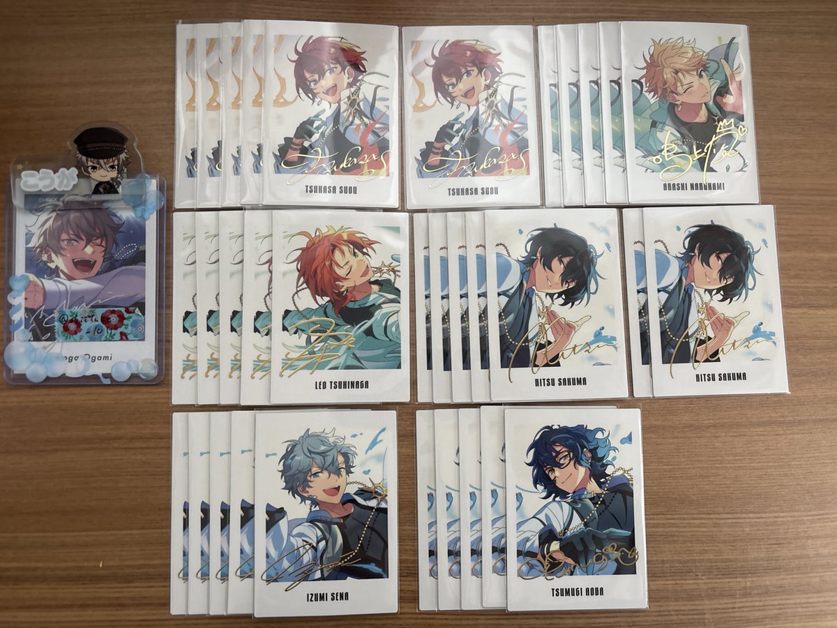 [交換譲渡]あんスタ 9周年 LimitBreak ぱしゃっつ

譲:英智,スバル,鉄虎,翠,巽,凪砂,HiMERU,紅郎,颯馬,☆薫,アドニス,なずな,創,司,嵐,☆レオ,☆凛月,☆泉,つむぎ

求:同異種晃牙,茨≫128/枚+送料

☆は優先度が高いものとの交換または同種茨との同数以上抱き合わせの交換のみ。
明日池袋手渡し優先。