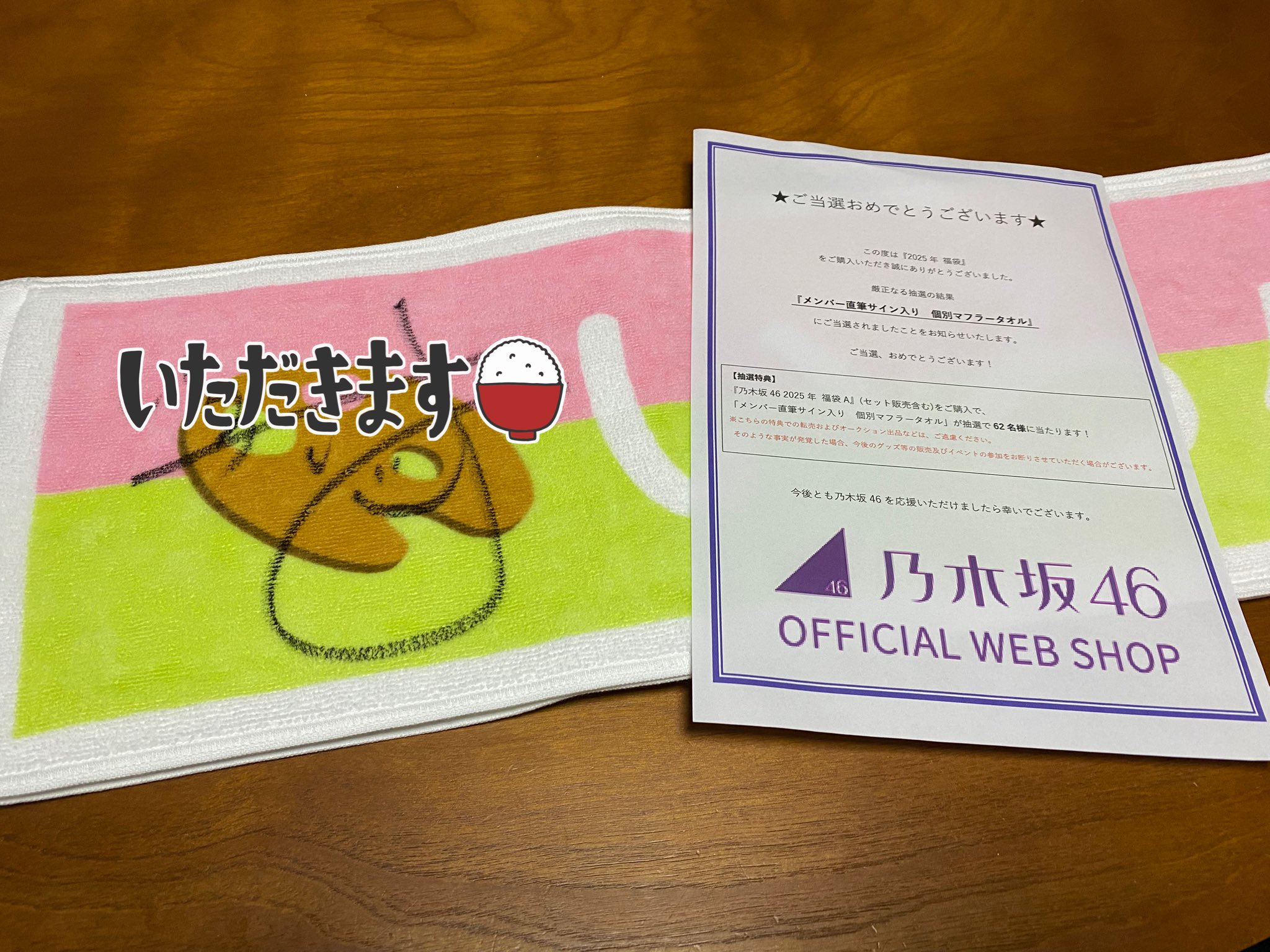 乃木坂46 直筆サイン入りメンバーデザイン個別クッション 奥田いろは 乃木坂46 直筆サイン入りメンバーデザイン個別クッション 奥田