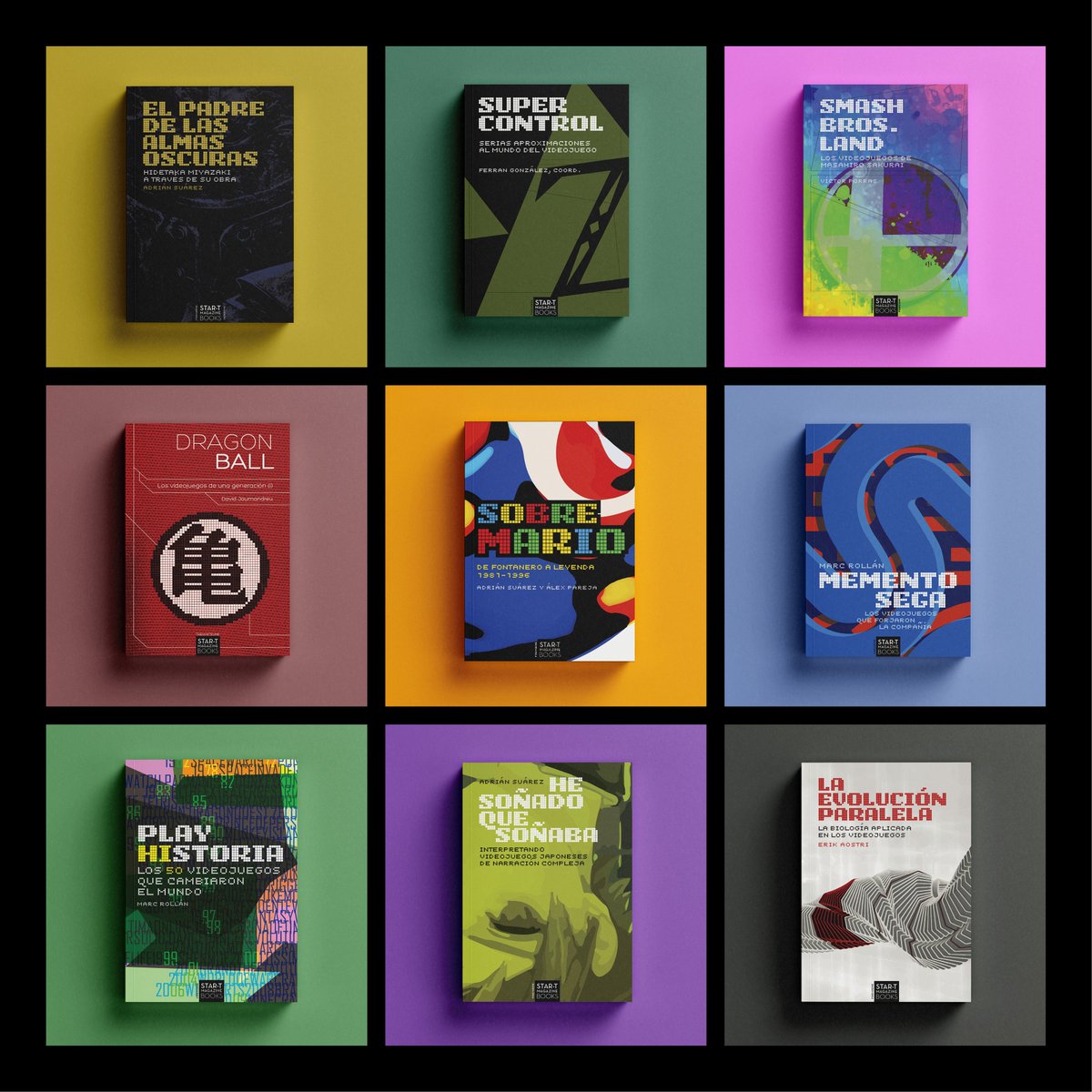 STARTMag's tweet photo. Este miércoles es #SantJordi, siempre mejor con libros @STARTMag Solo en librerías especializadas. Para regalo o autoregalo. #videojuegos #volverajugar https://t.co/tcYstKG8hp