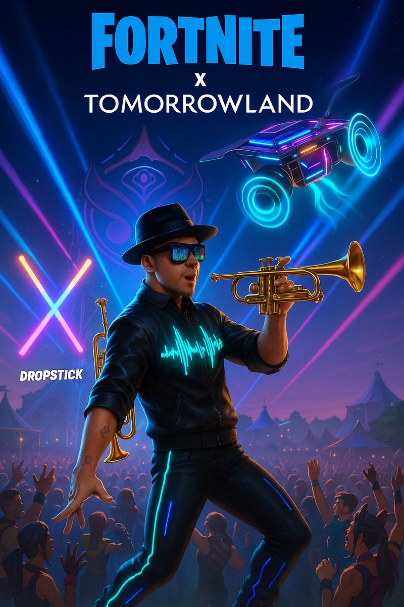 SmashoFN's tweet photo. Fortnite x TOMMOROWLAND 🔥🔥🔥
Would you celebrate that?
#fortnite #conzept https://t.co/hN0FsqmYzo
