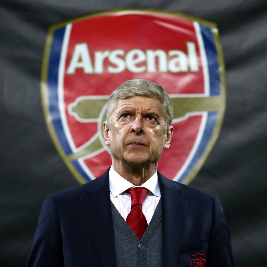 afcstuff's tweet photo. Arsène Wenger in his statement after announcing he was stepping down as Arsenal manager, on this day in 2018: “To all the Arsenal lovers, take care of the values of the club. My love &amp; support for ever.” ❤️🥺 https://t.co/eS0pbBrBoD