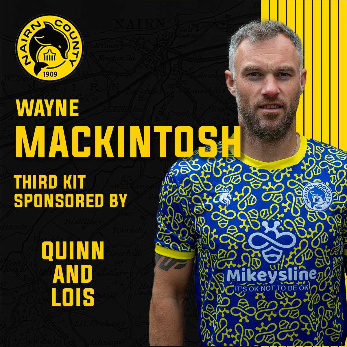 PLAYER SPONSORS

Thanks to Wayne Mackintosh’s sponsors for the 2024/25 season.

Home: Aiden Sinclair
Away: Bob Towns 
Third: Quinn and Lois 

#nairncounty #ItsaNairnThing