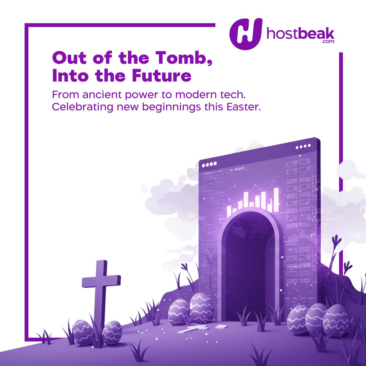 hostbeak's tweet photo. Out of the Tomb, Into the Future.

From ancient power to modern tech — #Easter reminds us that every ending holds the promise of something greater!

This season, we celebrate hope, innovation, and the resurrection of greater possibilities. 🌅💡
Happy #EasterSunday 

#hostbeak https://t.co/RYOE2zUx9A