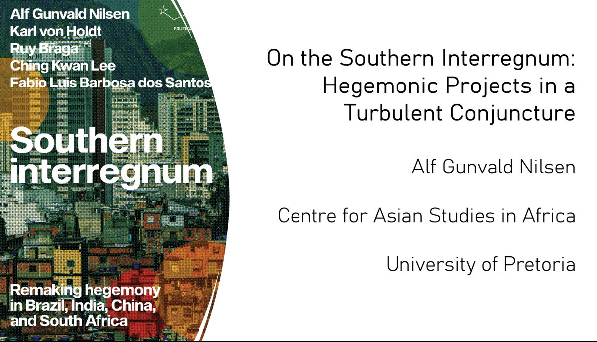 Doing this at the University of Agder today. 

The book is just a couple of months away now; you can check it out here: 

manchesteruniversitypress.co.uk/9781526179791/