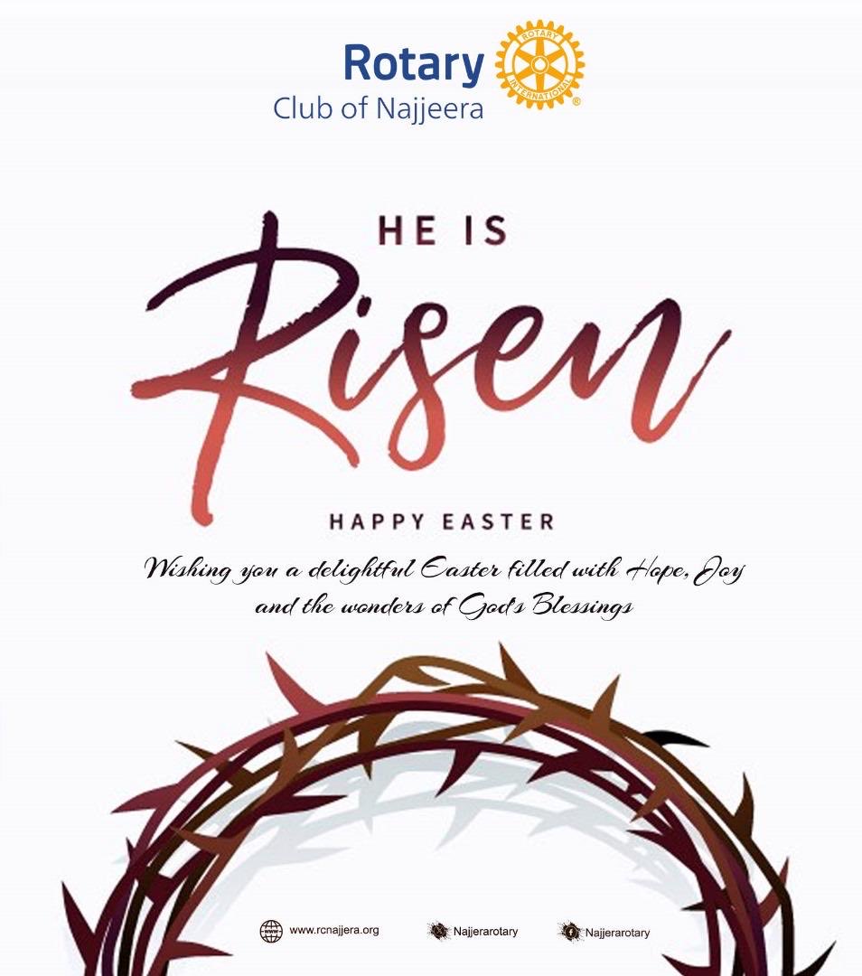 najjerarotary's tweet photo. What’s more than having Christ amongst us? Enjoy your Easter holidays. https://t.co/oXuigVXvfp
