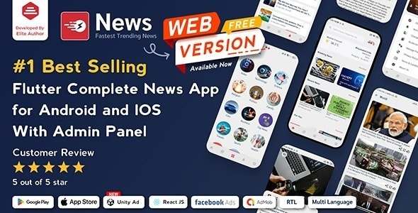 easycoding48051's tweet image. We are proud to present our new look, featuring a fresh & clean look with great visuals and fast-loading content. Our Light and Dark Themes are perfect for bringing your app to the next level... easycoding.fr/for/news-flutt…