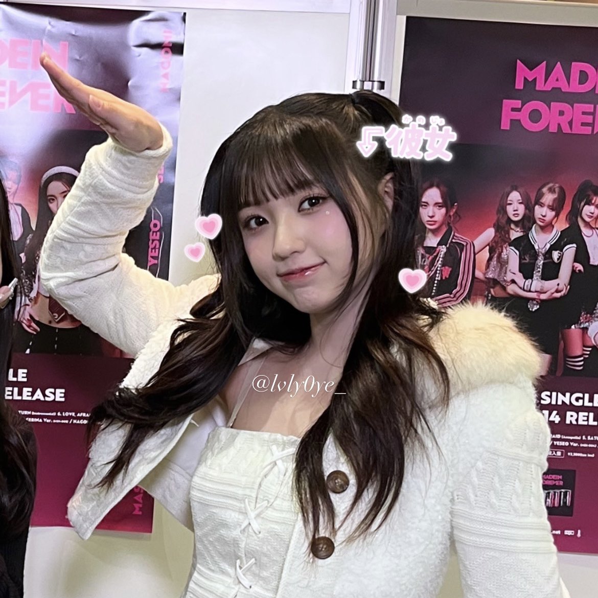 lvly0ye_'s tweet photo. 250420♡

どの瞬間もかわいくてしあわせ💘✨
ハイタでも気づいてくれて有難う( т  ̫ т )♥︎

#메이딘 #MADEIN #강예서 #예서 
#Yeseo #イェソ #깡지메일 https://t.co/T3ZIdtldWv