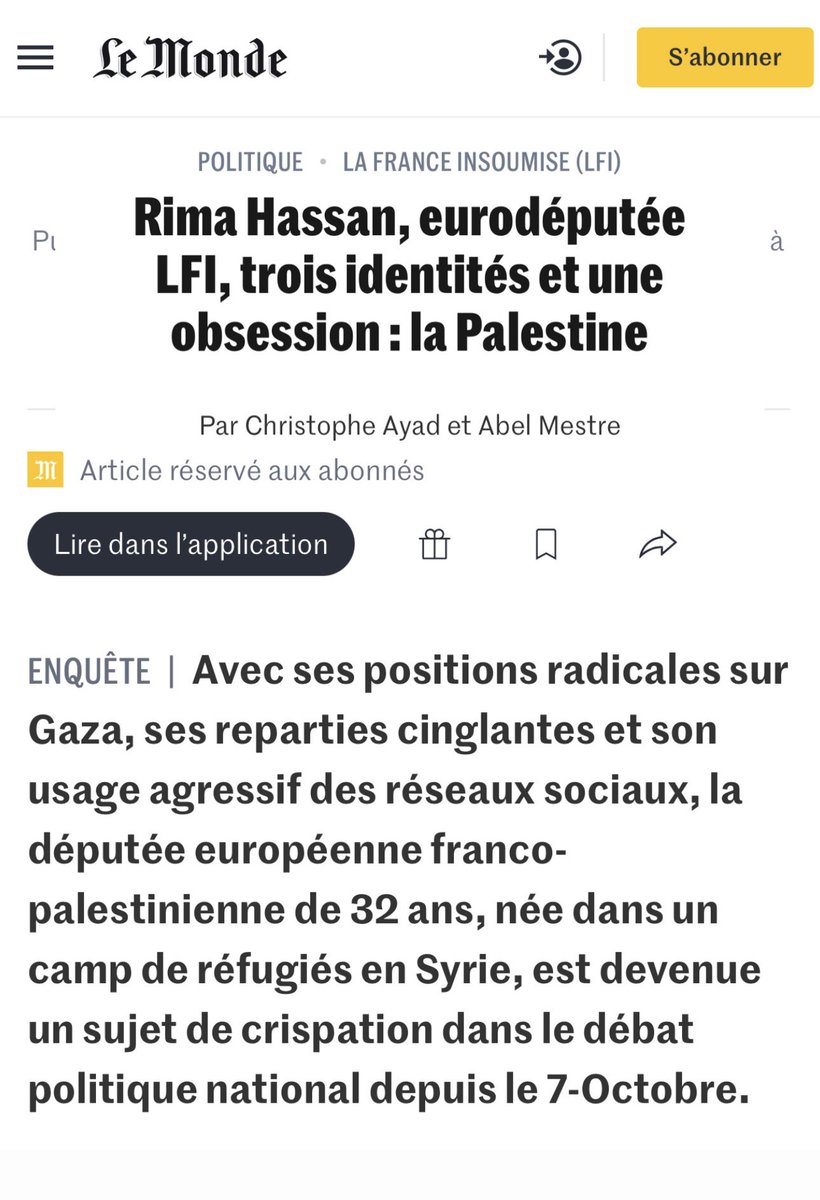 Rima Hassan tweet media