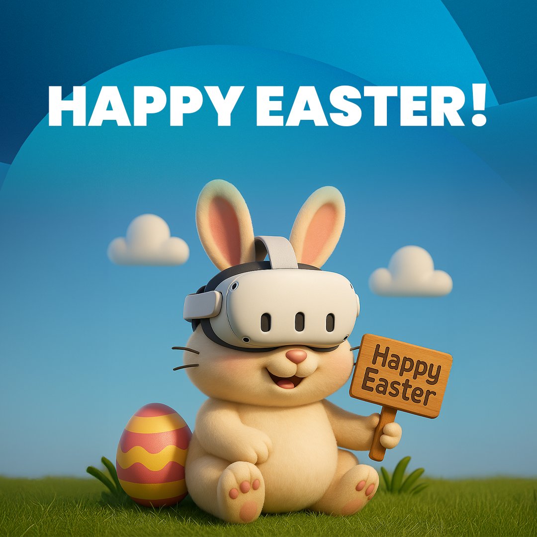 beyondframesent's tweet photo. 🐰🌸 Happy Easter from Beyond Frames!
Chocolate, spring vibes, and a splash of virtual adventure? Count us in. ✨
Hope it’s a hoppin’ great one—wherever you are!
#HappyEaster #BeyondFrames #SpringInXR #MixedReality https://t.co/LliUXPaCLD