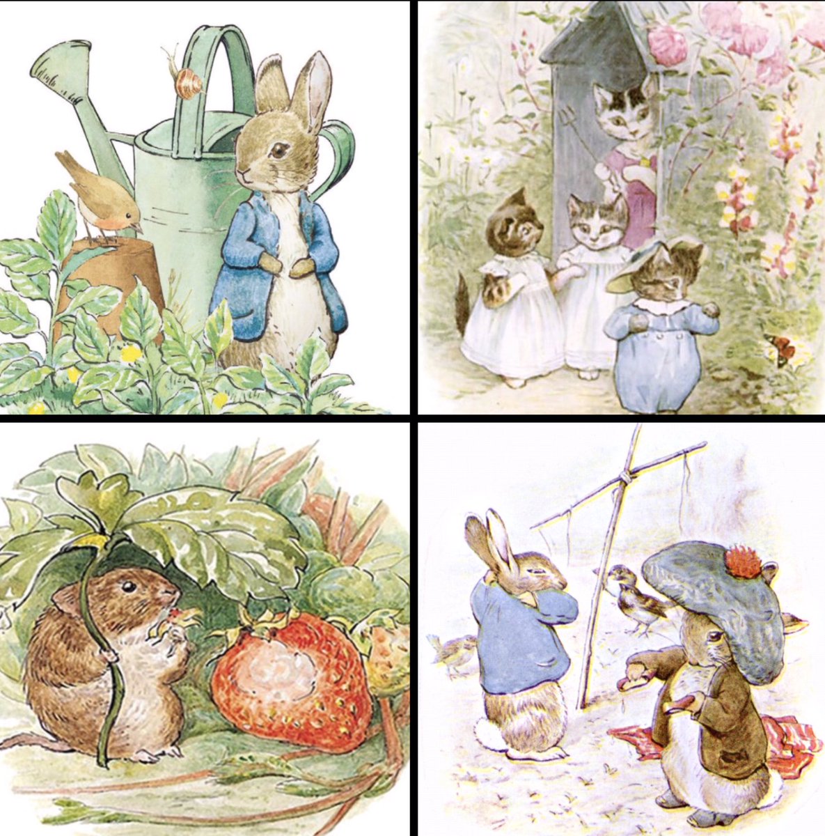 frome_maude's tweet photo. The magical world of one of the greatest women illustrators - Beatrix Potter  #FolkloreSunday #Easter https://t.co/eRva0tJ60b