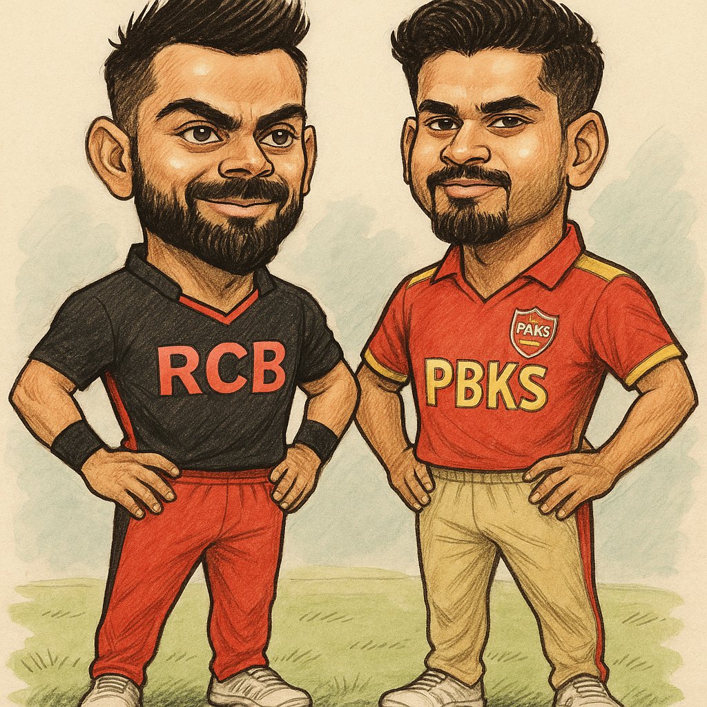 bhuker99701's tweet photo. RCB to bowl first against PBKS! Let's see if the bowling attack can set the stage for a dominant win. 🔥 Time for some big wickets! 💥 #RCBvsPBKS #IPL2025 #RCB #PBKS #ghi https://t.co/UDSZNBIr5L