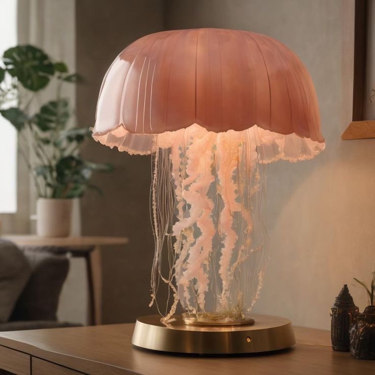 heart_jpg's tweet image. jellyfish lamp