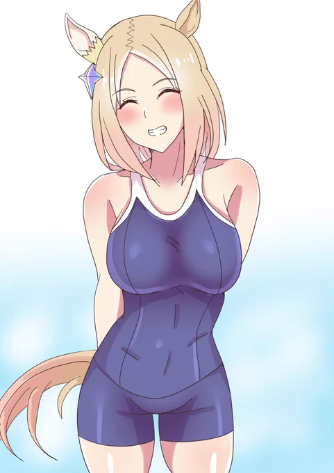 [落書き] トプロちゃんの笑顔がかわいいので描きました!!#ウマ娘  #ナリタトップロード 