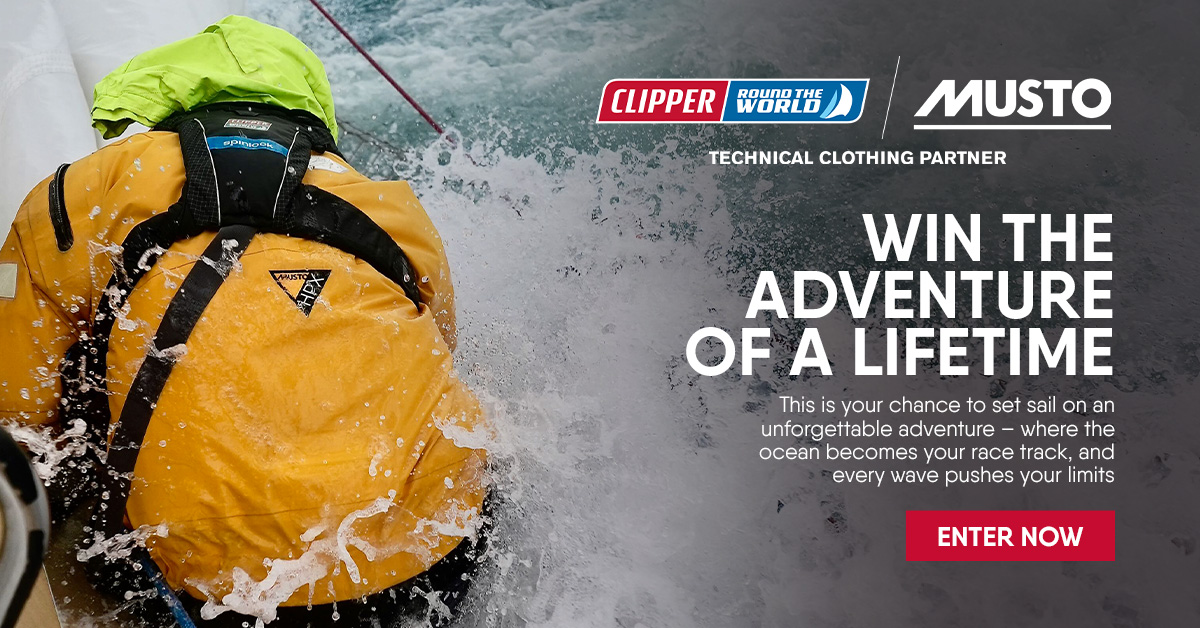 Musto Clothing (@mustoclothing) on Twitter photo 🌊 WIN the Adventure of a Lifetime! ⛵🔥
We’ve teamed up with <a href="/ClipperRace/">Clipper Round the World Yacht Race</a> to give YOU the chance to sail a leg of the Clipper 2025-26 Race - the ultimate ocean challenge 💪
Enter now: bit.ly/3Gg9OE4
GOOD LUCK! 🍀
T&Cs apply. 🌊 WIN the Adventure of a Lifetime! ⛵🔥
We’ve teamed up with <a href="/ClipperRace/">Clipper Round the World Yacht Race</a> to give YOU the chance to sail a leg of the Clipper 2025-26 Race - the ultimate ocean challenge 💪
Enter now: bit.ly/3Gg9OE4
GOOD LUCK! 🍀
T&Cs apply.