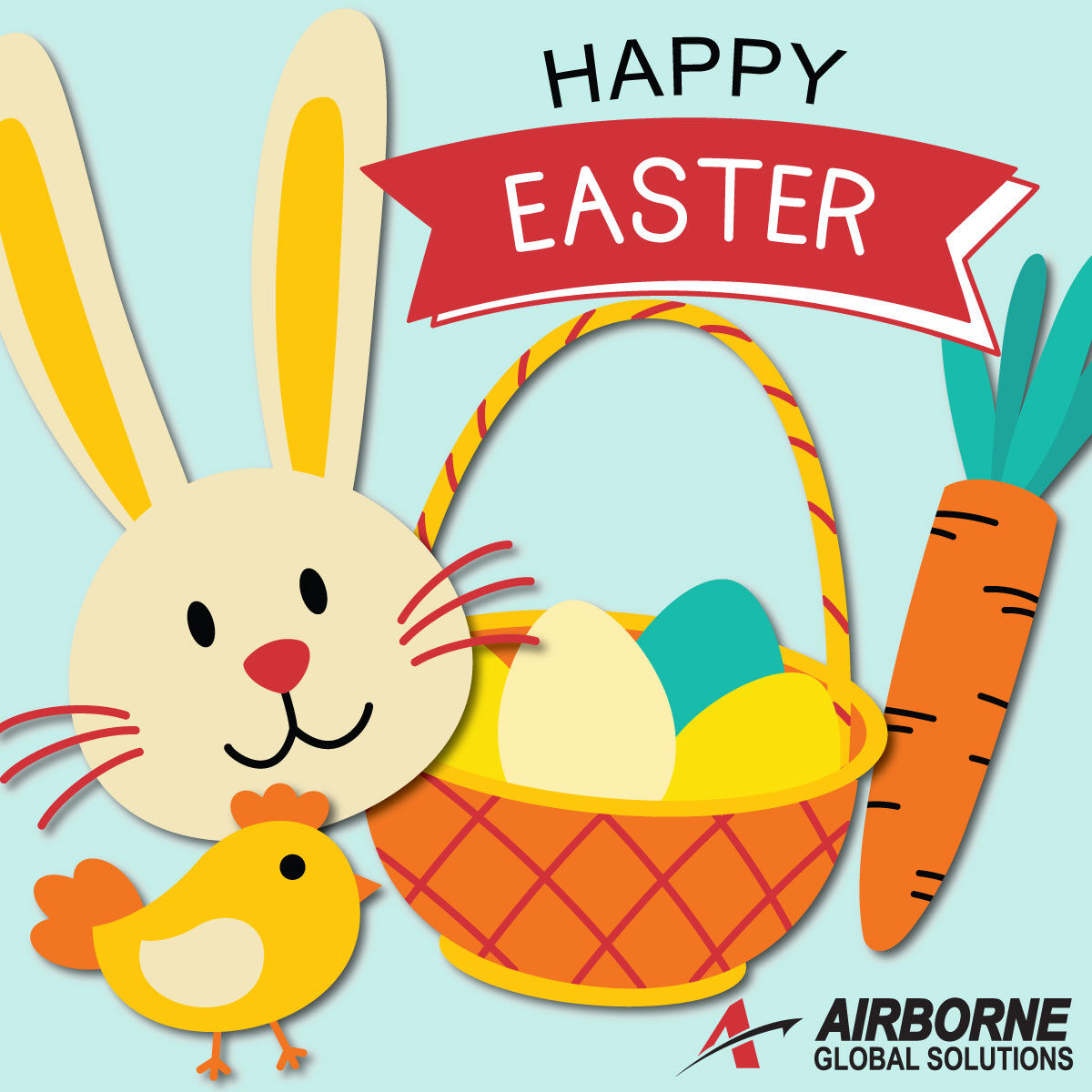 AirborneGlobal's tweet photo. Happy Easter from Airborne Global Solutions!

#Easter #WelcomeSpring https://t.co/eIVU5MX9VE