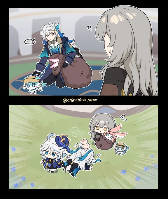 뽀글이랑 미미 #HonkaiStarRail 