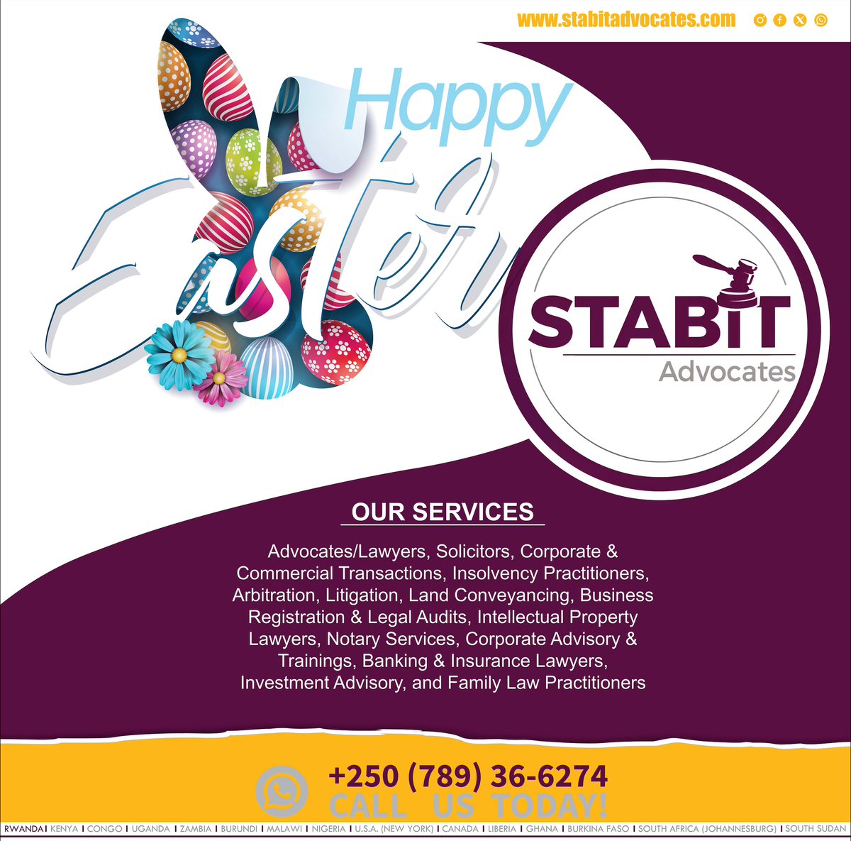 StabitAdvocates's tweet photo. Wising you and all yours a Happy Easter.

https://t.co/tSEr5bUatB https://t.co/C6ZZUQx1ns