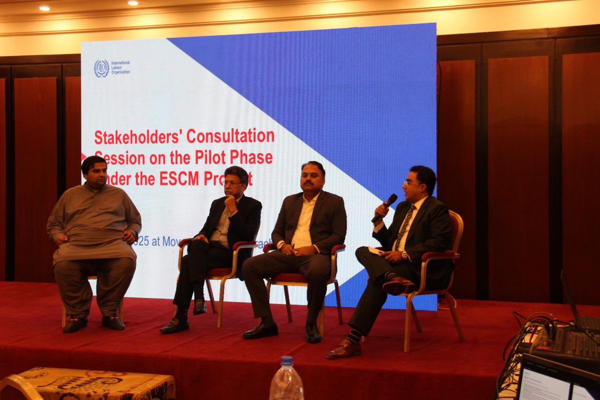 Sindh Employees' Social Security Institution (@sindhessi) on Twitter photo Mr. Miandad Rahoojo, Commissioner SESSI, attended stakeholders conference on management of chemicals to ensure occupational safety and health arranged by International Labour Organisation. <a href="/ilo/">International Labour Organization</a> Mr. Miandad Rahoojo, Commissioner SESSI, attended stakeholders conference on management of chemicals to ensure occupational safety and health arranged by International Labour Organisation. <a href="/ilo/">International Labour Organization</a>