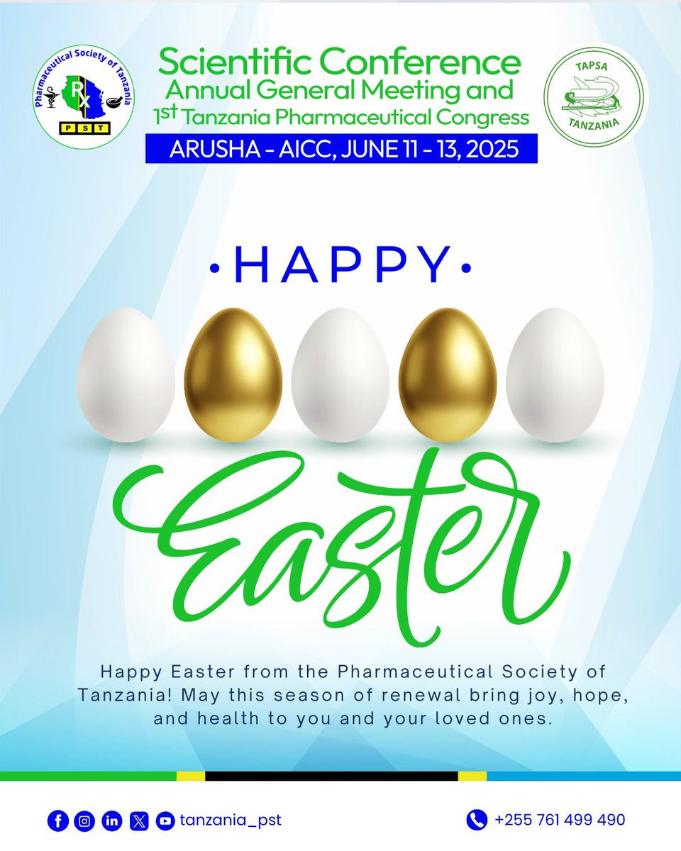 tanzania_pst's tweet photo. Happy Easter 🐣 🥚 https://t.co/67WZ8mnbm6