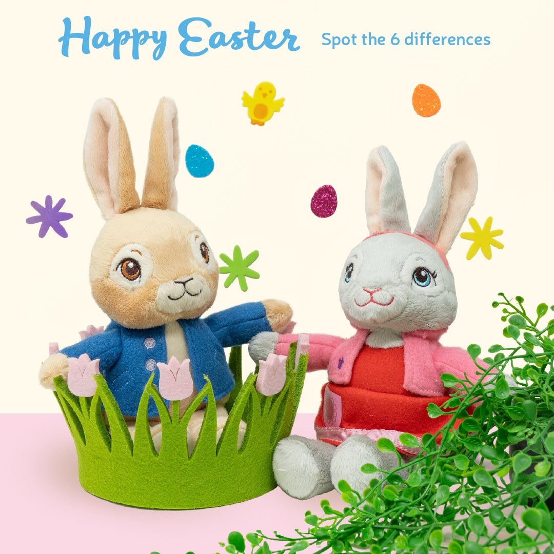 Happy Easter !🐣 🐰
For a bit of Easter fun can you Spot the Difference in these two pictures? There are 6 to find! 
However you are spending your day we wish you a very Happy Easter!
#easter #easter2025 #easterbunny #eastersunday