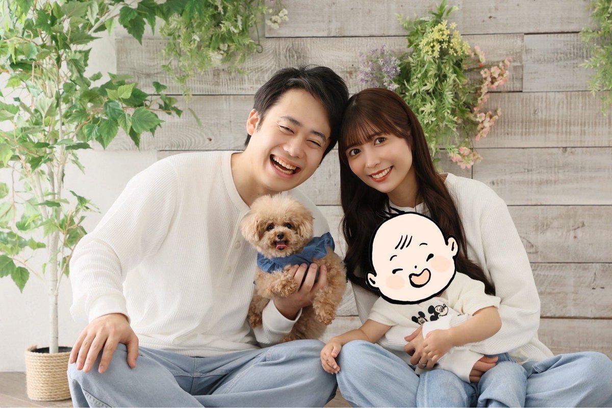 コルクくん 1歳の誕生日おめでとう?? 誕生日をお祝いして、家族で 
