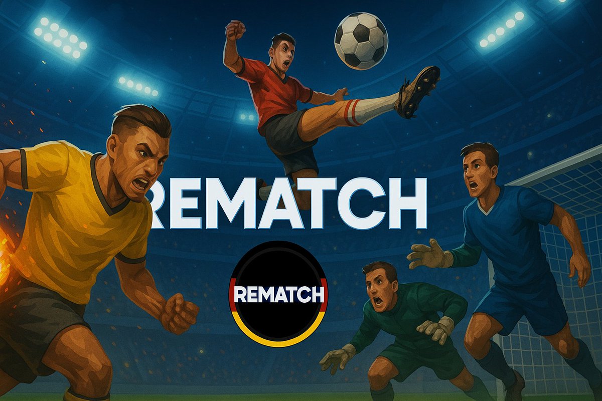 AdinTV_'s tweet photo. 🚨 NEUES GAME IN DER BETA!
 Rematch geht live – sei von Anfang an dabei! 🎮🔥
👥 Exklusive Beta-Tests
🧠 Gib Feedback direkt an die Devs
🏆 Werde Teil der deutschen Community

Join jetzt 👉 https://t.co/eWxb5Xt5hD
#Rematch #Beta #GamingDE https://t.co/C52iNgjqJ2