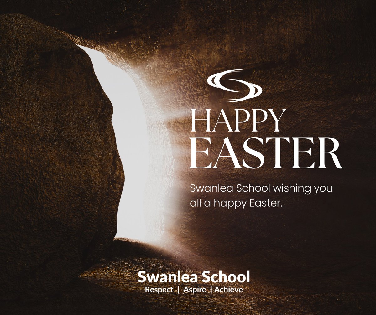 Happy Easter Sunday from all of us at Swanlea School!

Wishing our students, families, and staff a joyful and peaceful Easter. May this day bring you time to rest, reflect, and enjoy special moments with your loved ones.