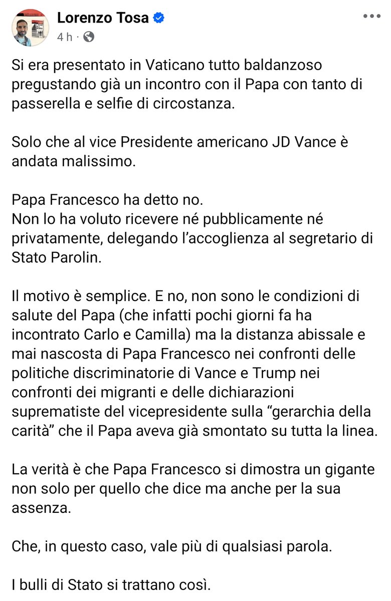 SilviusBerthold's tweet image. Le perle di #Tosa 
@lorenzotosa