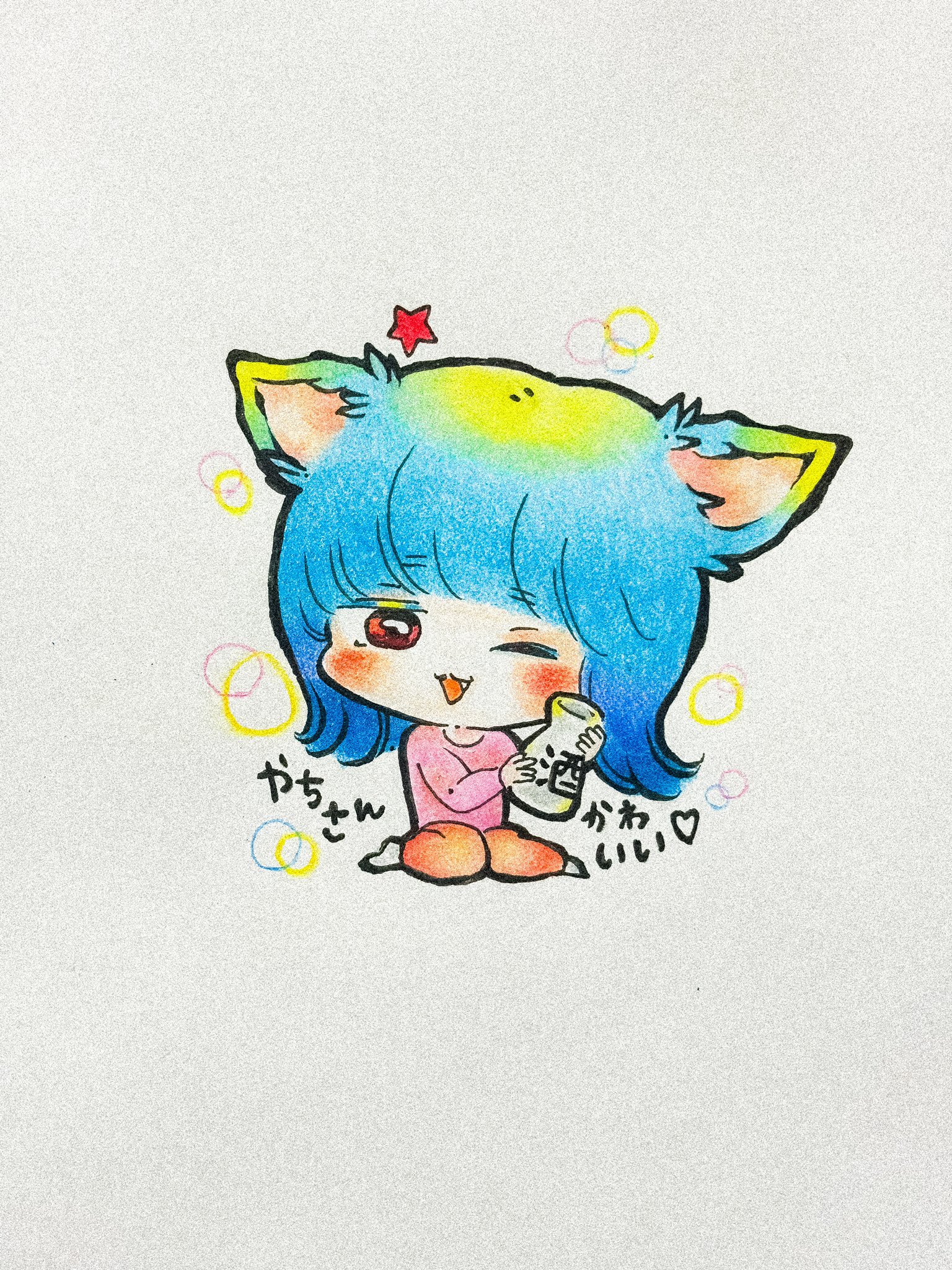 しまちゃんによる🙋🏼‍♀️初恋さんのファンアート🖼️🌸 on X