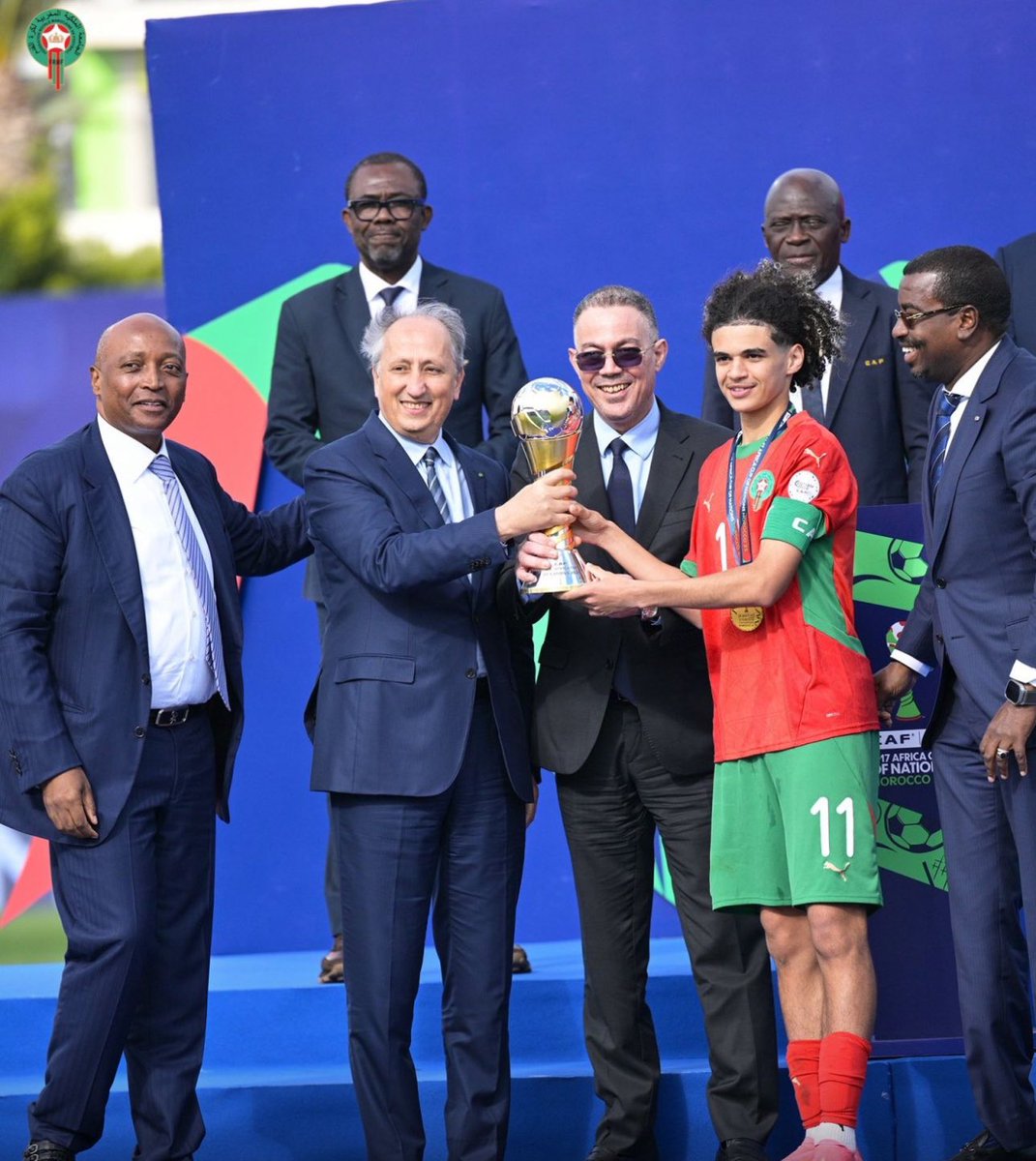 AljChakib's tweet photo. Félicitations à nos Lionceaux de l’Atlas pour leur victoire historique et bien méritée à la Coupe d’Afrique des Nations U-17. Une immense fierté de voir le drapeau marocain briller haut sur la scène continentale. 🇲🇦🇲🇦 https://t.co/QEcPtsomOv
