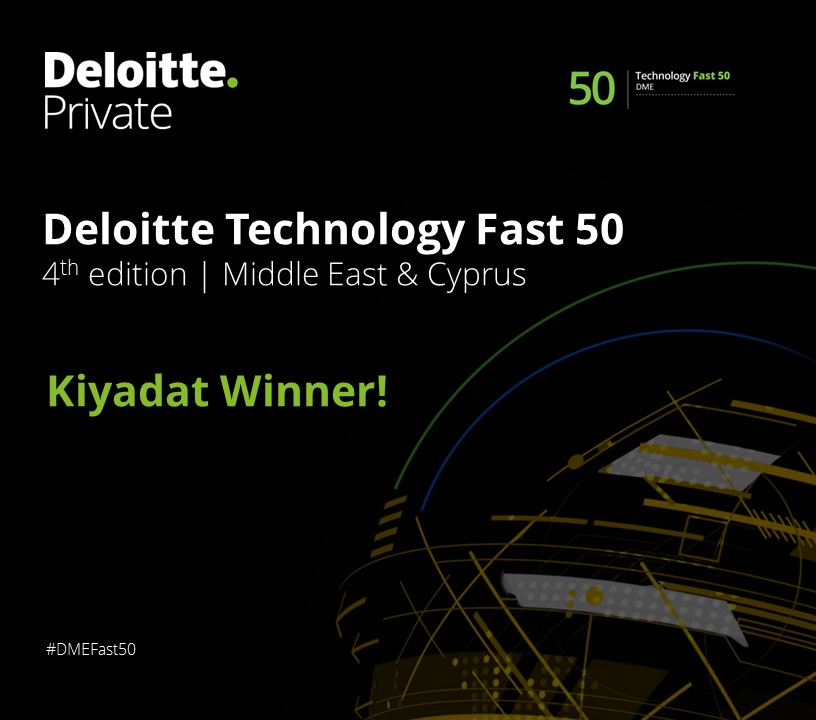 إنجاز جديد يُضاف لمسيرتنا.

حصلنا على جائزتين من <a href="/Deloitte/">Deloitte</a> ضمن برنامج Technology Fast 50 لعام 2024.
كما تم تصنيفنا في المركز الثالث بين أسرع الشركات نمواً في الشرق الأوسط وقبرص خلال ٤ سنوات.

تعكس هذه الإنجازات رؤيتنا وطموحنا المتجدد في مواصلة المسيرة نحو المستقبل.

#DMEFast50