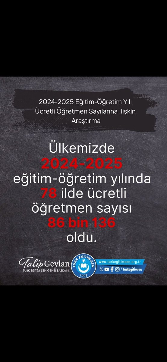 Devlet her yıl on binlerce ücretli öğretmen çalıştırıyor ama kadroya öğretmen almıyor. Ücretli kölelik değil, kadrolu atama istiyoruz!
<a href="/RTErdogan/">Recep Tayyip Erdoğan</a>
<a href="/HMBakanligi/">T.C. Hazine ve Maliye Bakanlığı</a>
<a href="/memetsimsek/">Mehmet Simsek</a>
<a href="/tcbestepe/">T.C. Cumhurbaşkanlığı</a>
#MebÜcretliÖğretmenKadarAtama