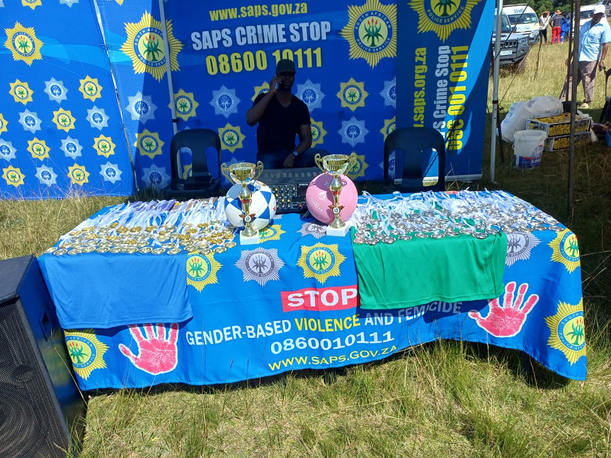 #sapsKZN #SportAgainstCrime - The Nhlanhla Mkhwanazi Sport Against Crime Easter Tournament is currently underway at sports ground at Impendle village in the UMgungundlovu District of KwaZulu-Natal.

The Easter Games were organized and fully sponsored by the Provincial