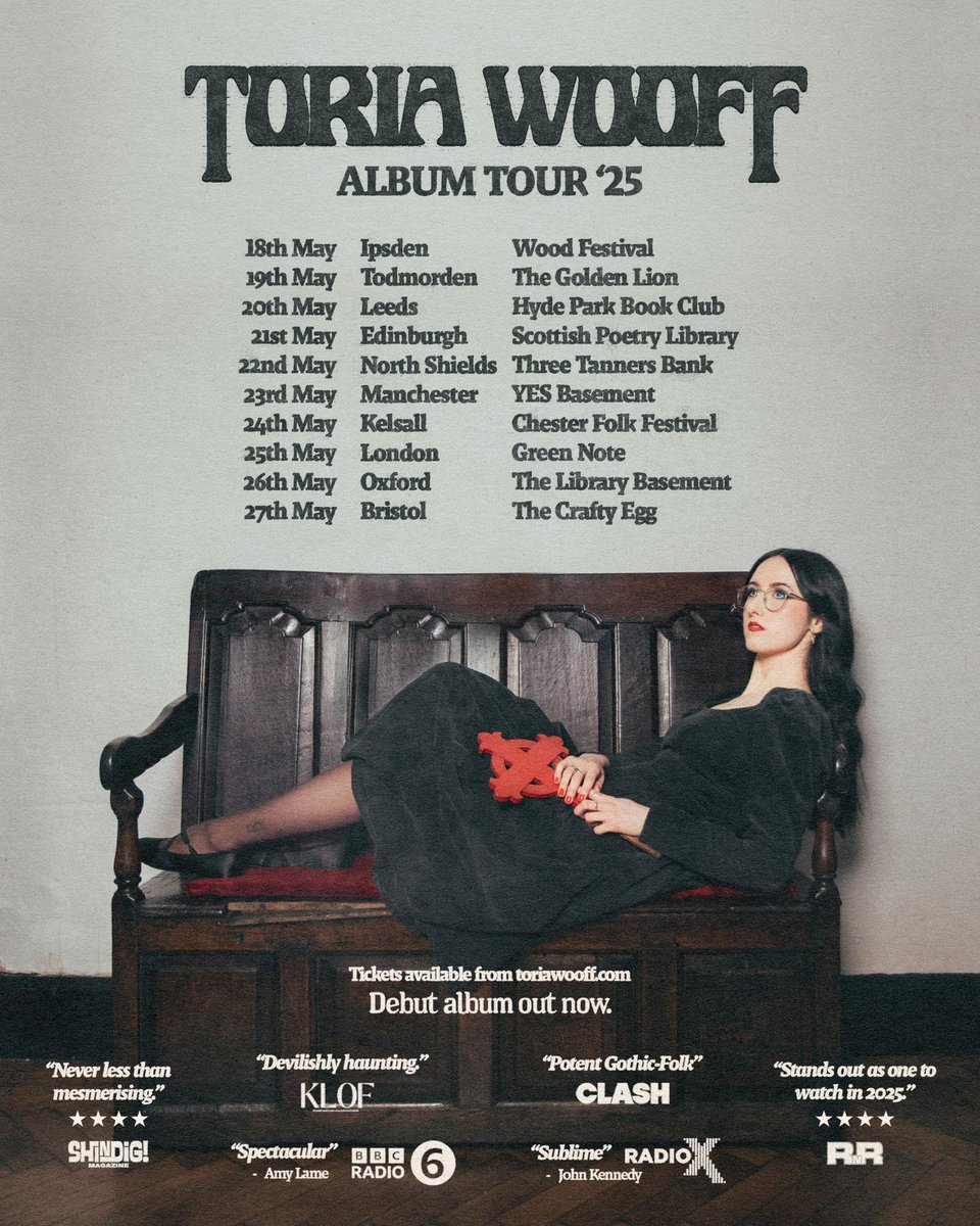 Roman Candle (@rc_promotions) on Twitter photo Happy Easter folks. We are delighted to announce the incredible <a href="/toriawooff/">Toria Wooff</a> will be joining us next Sunday for our <a href="/Telfords/">Telfords Warehouse</a> takeover.
Toria heads out on a headline tour next month to play her debut album in full to audiences across the UK.
Tour tickets: toriawooff.com Happy Easter folks. We are delighted to announce the incredible <a href="/toriawooff/">Toria Wooff</a> will be joining us next Sunday for our <a href="/Telfords/">Telfords Warehouse</a> takeover.
Toria heads out on a headline tour next month to play her debut album in full to audiences across the UK.
Tour tickets: toriawooff.com