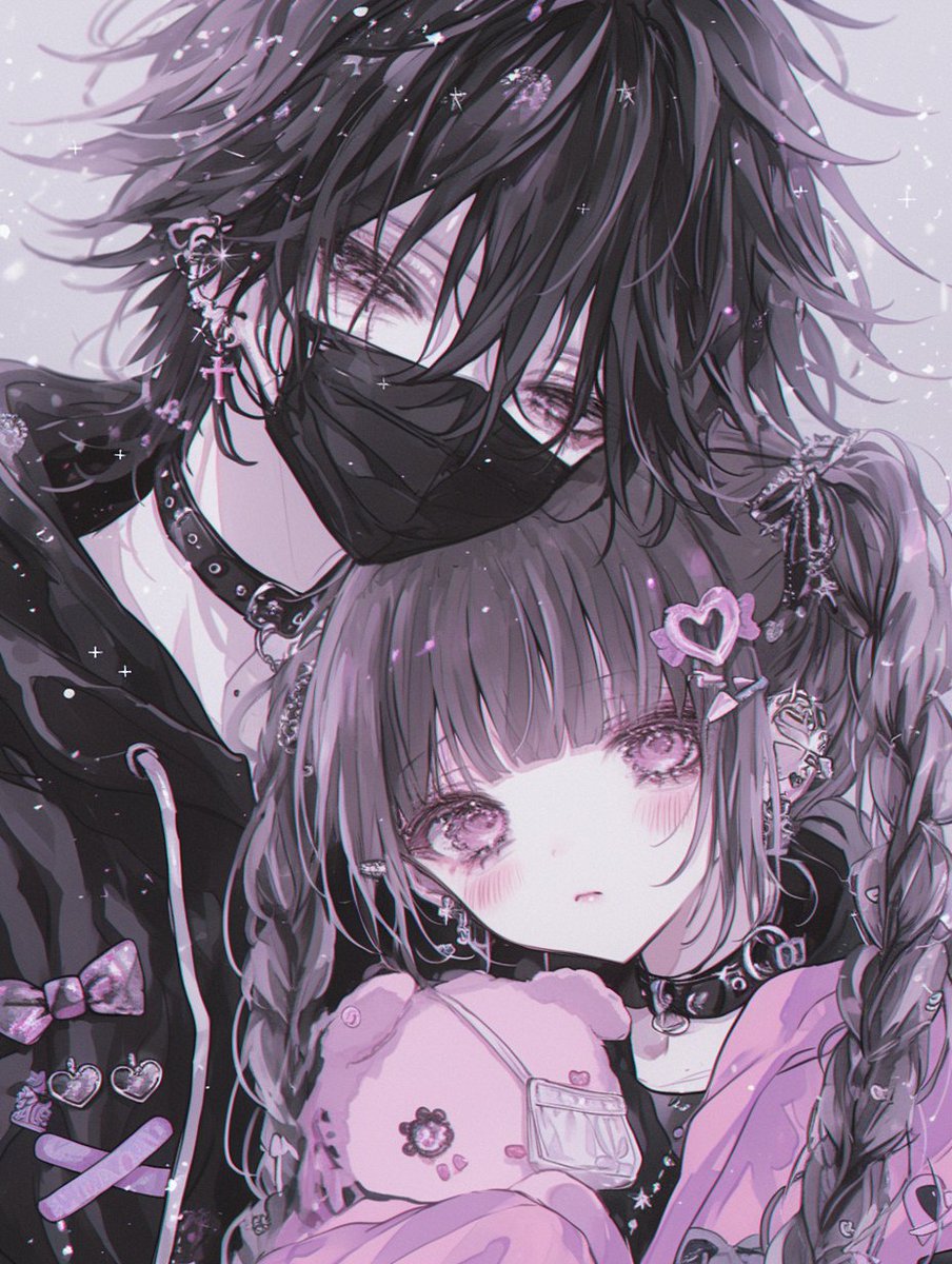 Free!　ハイ☆スピード！　郁弥　旭　韓国限定ペア 地雷系ペア画 #フリーアイコン #ふりーうさぎ