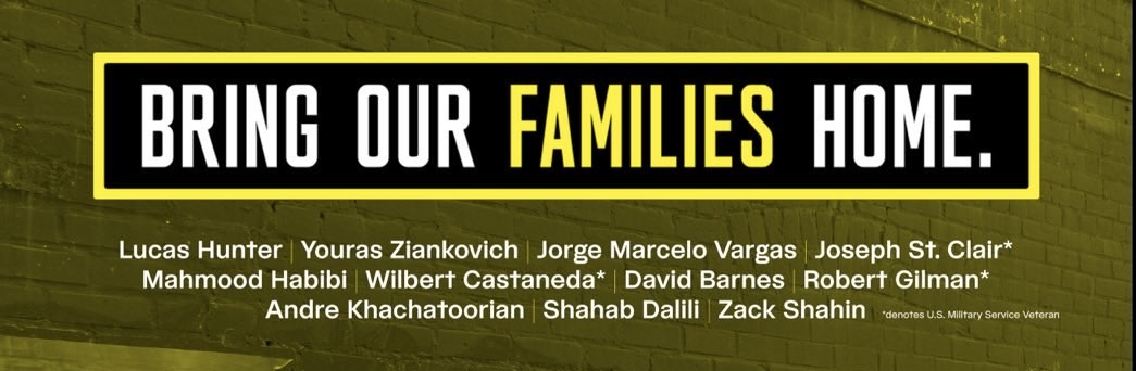 We are a grassroots campaign started &amp; led by parents, siblings, spouses, &amp; children of American hostages &amp; wrongful detainees - Americans taken from us for being American. Help us spread the word. Learn their names bcs #FreedomStartsWithAName. 
REPOST. FOLLOW US. <a href="/BOFHcampaign/">Bring Our Families Home Campaign</a>