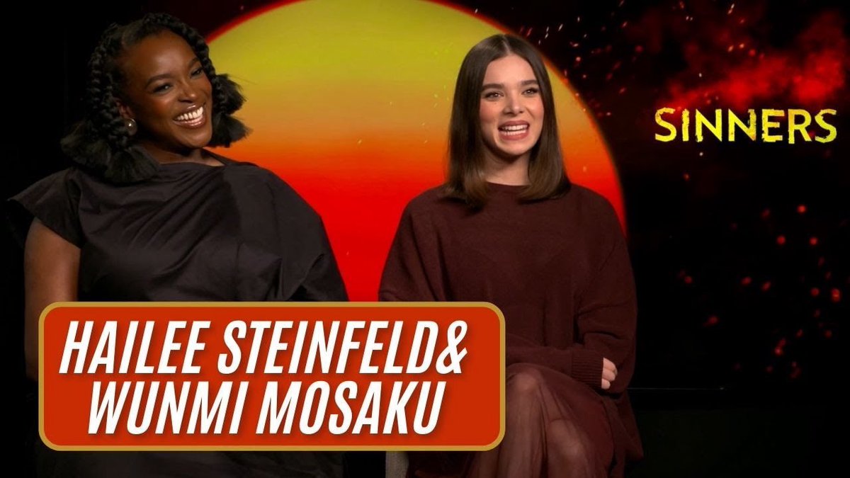 NNESAGA Interviews Sinners Cast -
Hailee Steinfeld &amp; Wunmi Mosaku

youtu.be/yhifw3zUOQ0?si… via <a href="/YouTube/">YouTube</a>

<a href="/SinnersMovie/">SinnersMovie</a> <a href="/WarnerBrosUK/">Warner Bros. UK</a> 

#SinnersMovie #Sinners