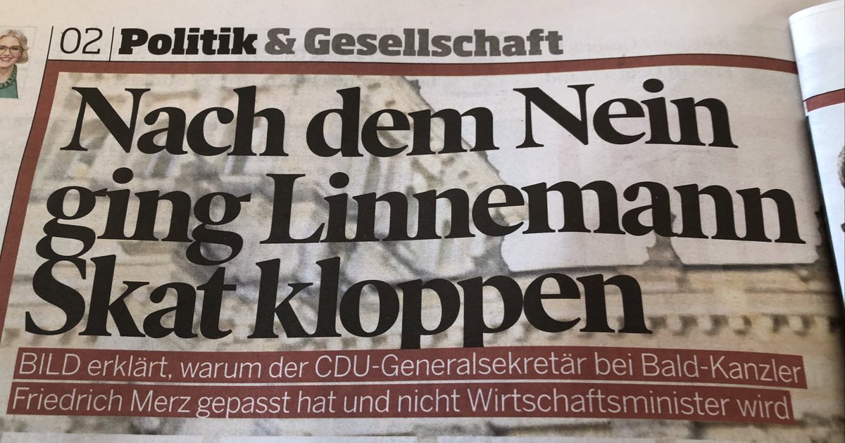 Ich habe vollstes Verständnis, dass von den <a href="/CDU/">CDU Deutschlands</a>-Sprüchekloppern  keiner die Eier hat, um Wirtschaftsminister zu werden. Die Schuhe des Amtsinhabers sind einfach zu groß.