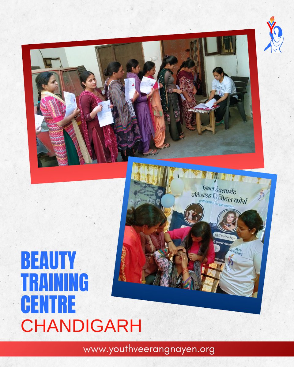 Yveerangnayen's tweet image. If you're dreaming big and want to shine brighter, our digital beauty training center is now open in Chandigarh. #vocationalcourse #onlinelearning #FreeDevelopmentCertifiedDigitalCourse #makeupartistry #ISOCertified #YouthVeerangnayen #WomenEmpowerment #WeCareForYou #EmpoweringU
