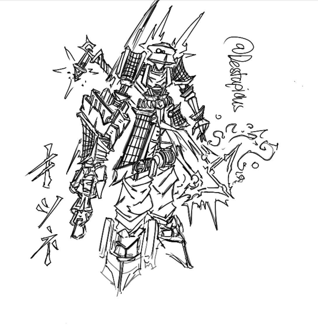 destewpidiss's tweet photo. Idk, I tried to draw something cute and it got a little off track......#art #smallartist #lineart #digitalart #DigitalArtist #mecha https://t.co/nCJdmd7xja
