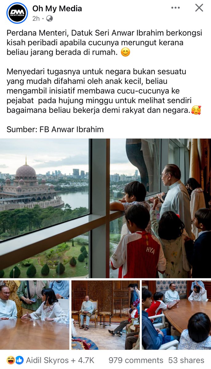 Kesiannya😭😭😭😭😭😭 So plis lah resign. Tu paling terbaik so ko dpt luangkan masa dgn cucu dgn ibadah. Semoga cpt resign! Amin