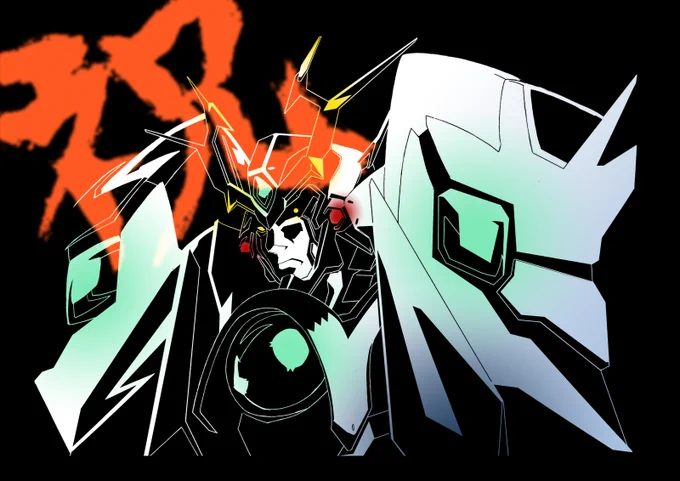 スパロボYに銀装騎攻オーディアンが参戦すると思って描いてたイラストを供養として置いておきます…… 