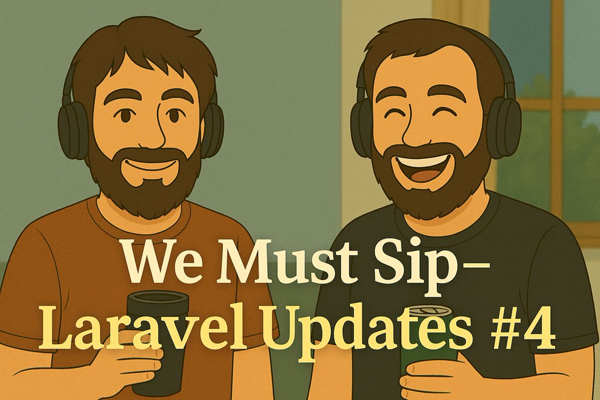 MrPunyapal's tweet image. This Sunday for "We Must Sip—Laravel Updates #4" we have @HirenKeraliya and Anonymous with us. 💪

Join us at 3:30 PM UTC and 9:00 PM IST 🤞

🔗👇