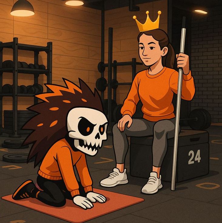 coinphanic's tweet photo. 🏋️♀️ About time we flipped the script.
Enough of the macho versions where she’s always kneeling...
In PHANIC, she’s the queen 👑
And we drop down… out of respect.
#Feminism #GirlPower #SheRules #CryptoForHer #PhanicRevolution #WomenInCrypto @SonicLabs @zimaonsui #Phanic #Sonic #S