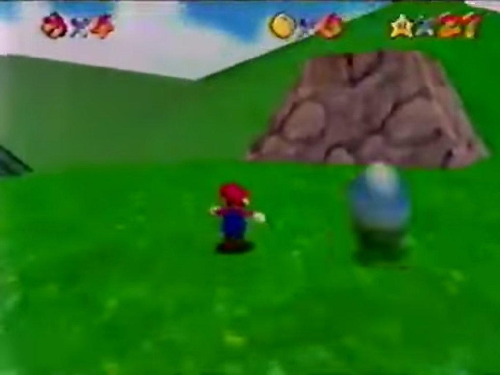 OH MY GOD!
Out of nowhere, I found NEVER-BEFORE-SEEN footage of a Super Mario 64 prototype, accompanied by an interview with Shigeru Miyamoto.
Apparently it was uploaded recently... I wonder how much material is out there that hasn't resurfaced.