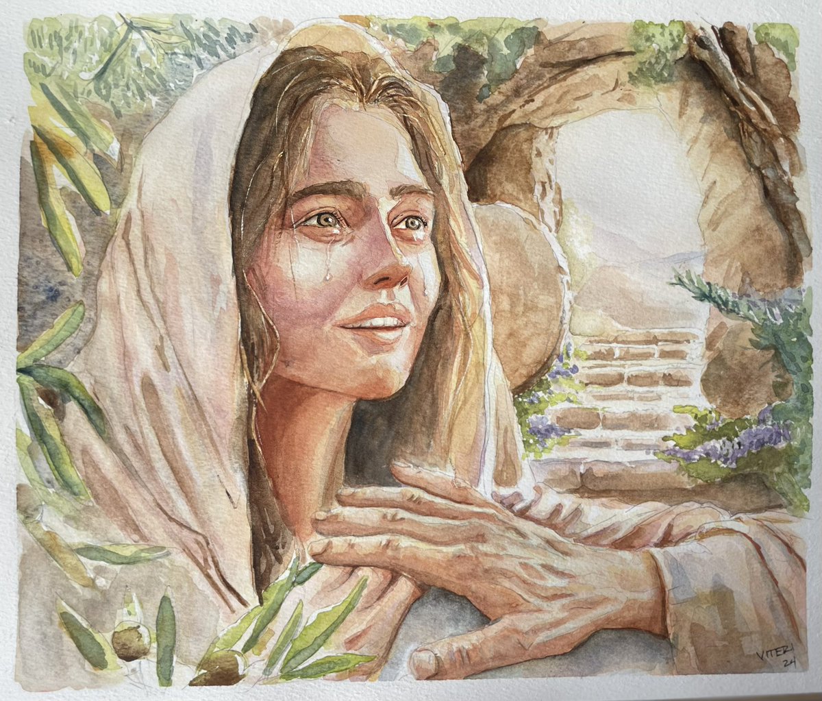 msaenzdevit's tweet photo. “No entiendo mujer por qué lloras”¿Por qué buscáis entre los muertos? Él no está aquí, ¡Ha resucitado ” ¡Feliz Pascua de resurrección a todos! https://t.co/JLAXr0VyQQ