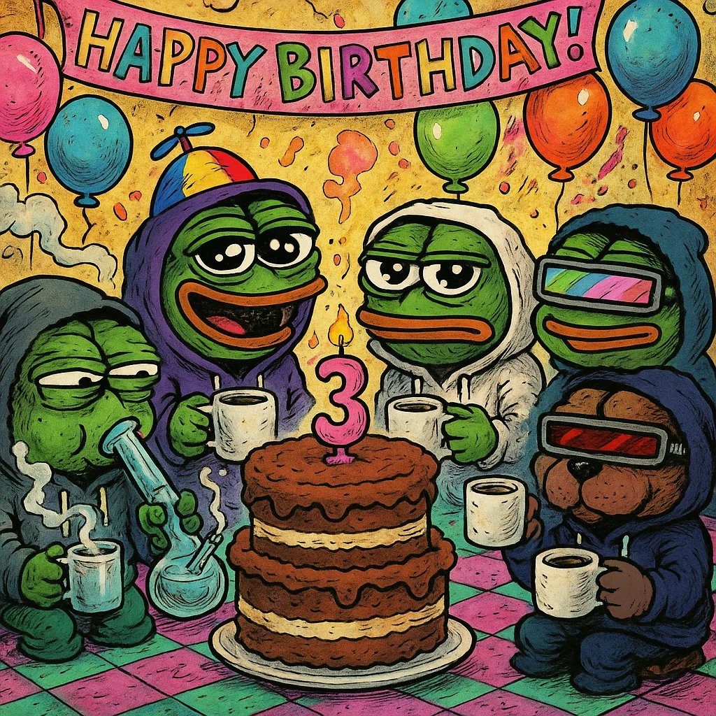 SMOWL HAPPY BIRTHDAY TO ALL OF MY FRENS🥳🎂

THANK YOU <a href="/Darkfarms1/">Darkfarms㊙️</a> FOR BRINGING US ALL TOGETHER... YOU GUYS ARE THE BEST...🐸🫂